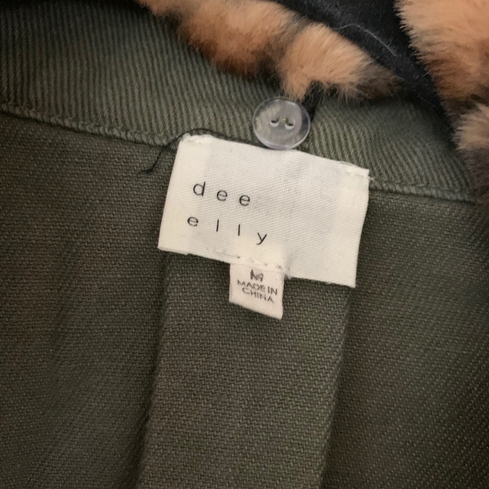 Leopard collar army jacket - Picture 2 of 4